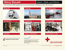 Tablet Screenshot of dunant-wissen.ch
